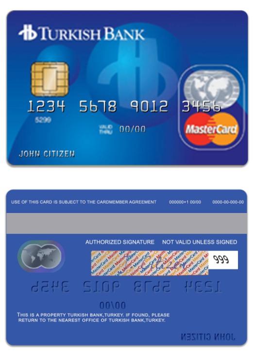 Turkey TurkishBank standard mastercard